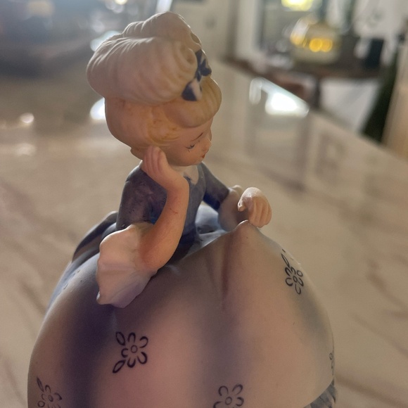 VTG LEFTON CHINA HAND PAINTED KW1234 BLOOMER GIRL - Picture 4 of 11